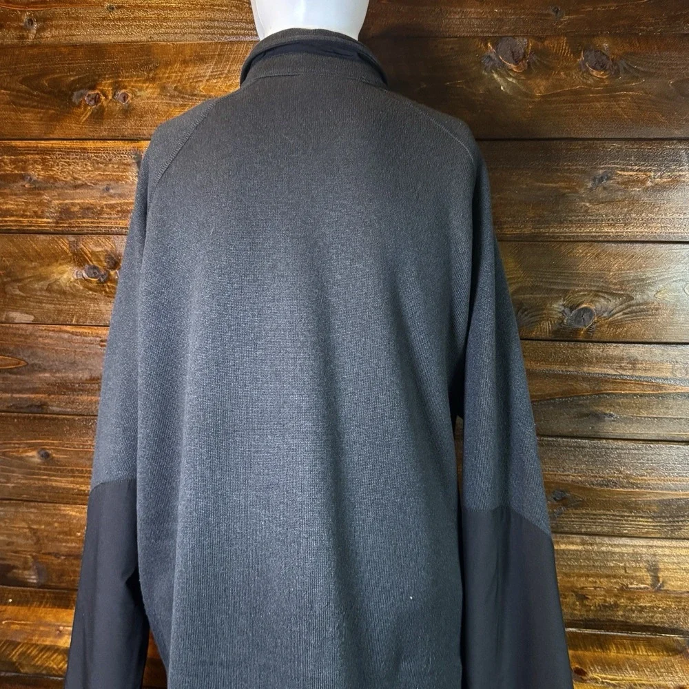 The North Face Gordon Lyons Fleece‎ Lined Jacket Men's Size 3XL Snap Front Black
